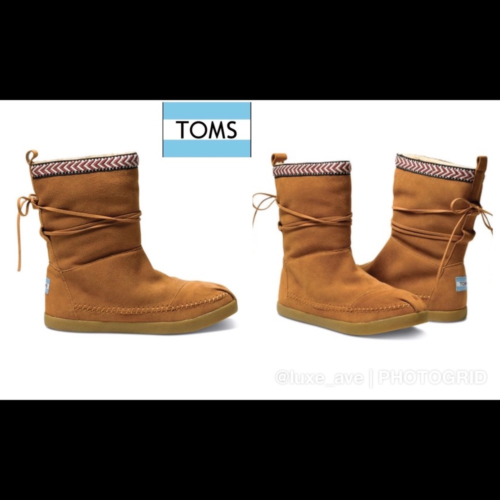 🔴 Toms Chestnut Suede-Trim Nepal Boot- NEW